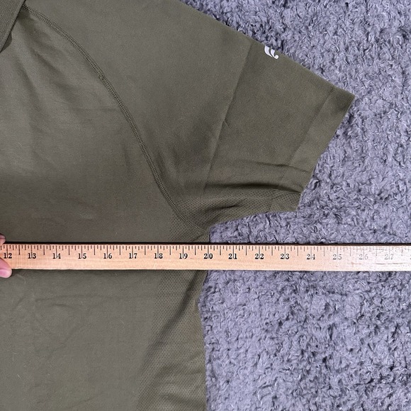 Fabletics Shirt Mens Large Green‎ Performnce Polo Nylon Athletic Fit Golf - Picture 5 of 8